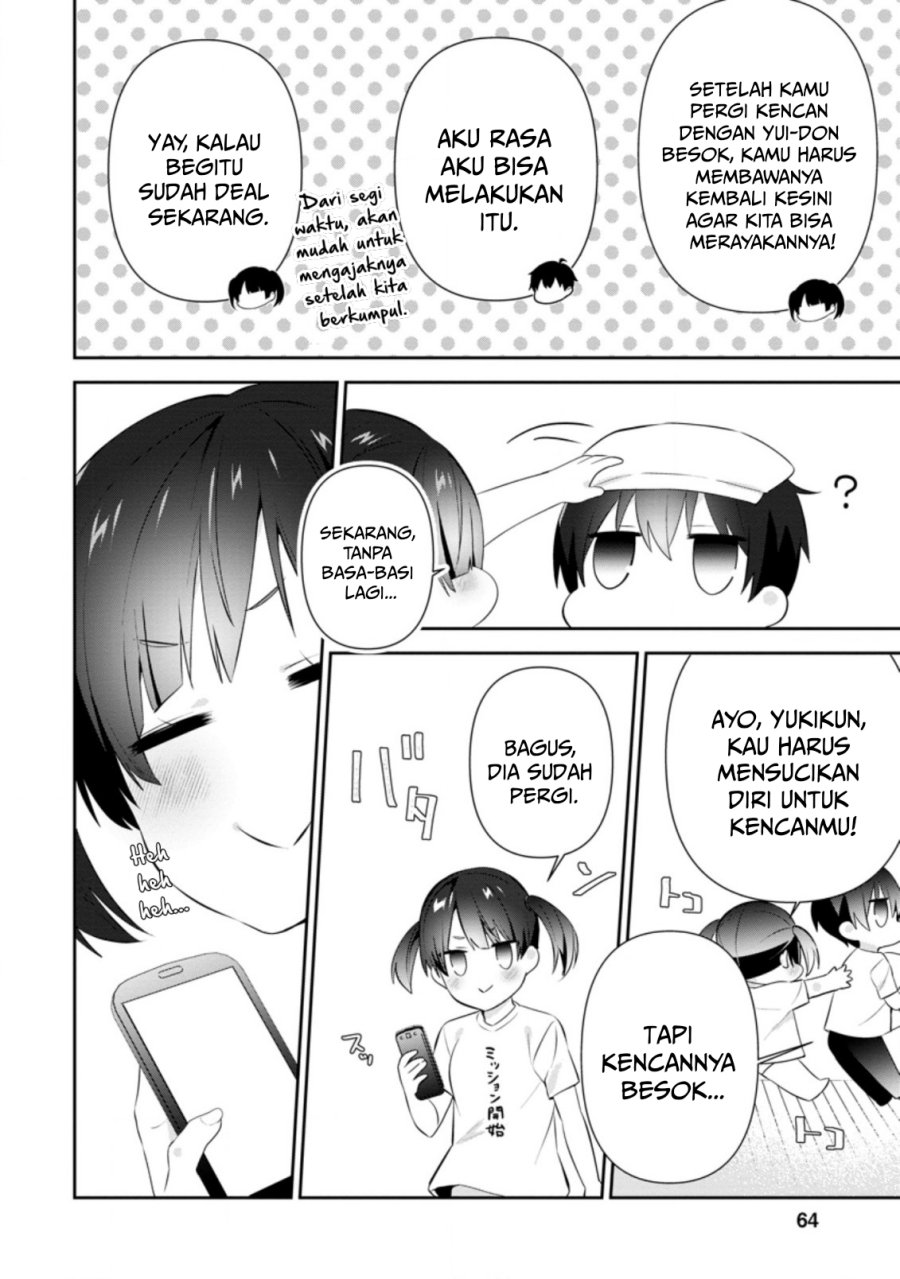 The Cute Girl Sitting Next to Me Is Trying to Make Me Fall in Love With Her as a Way to Ridicule Me Chapter 18 Bahasa Indonesia